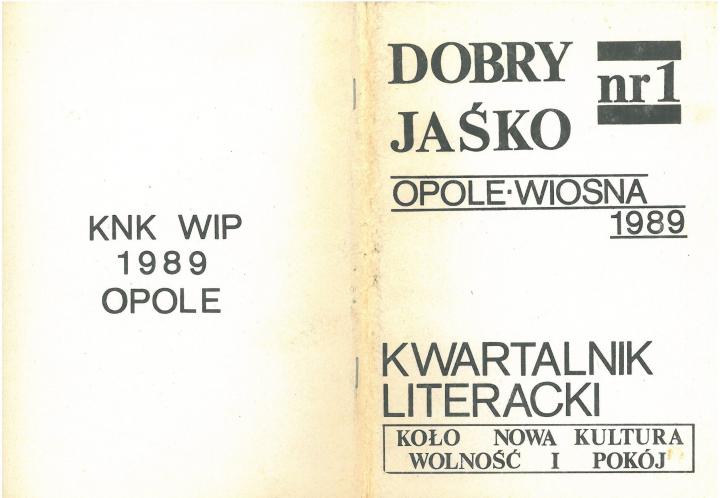 Dobry Jaśko Kwartalnik Literacki