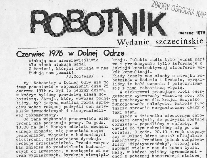 Robotnik - marzec 1979