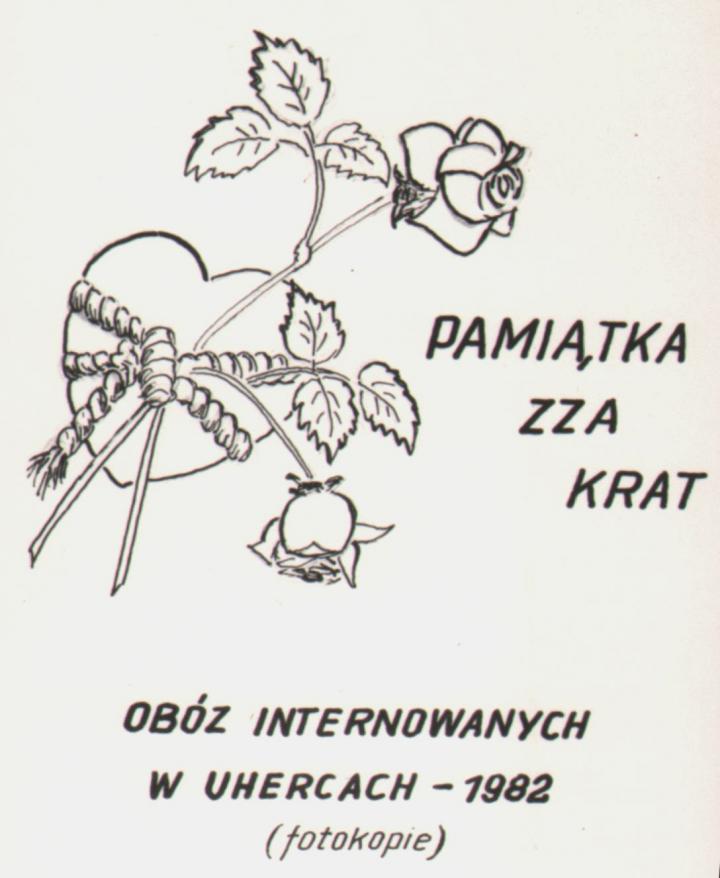 Obóz internowanych w Uhercach 1982